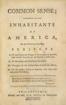 Common Sense by Thomas Paine