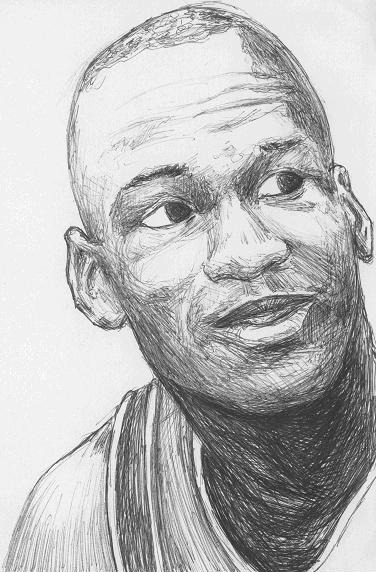 Michael Jordan (Illustrator: Thomas Mesenbring Field)